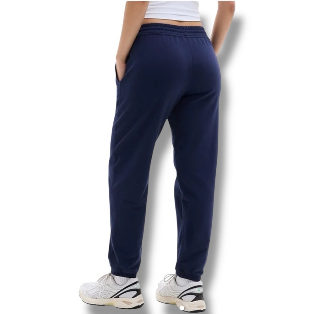 ATHLETA Retroterry Mid Rise Jogger - Navy XL - Picture 2 of 10